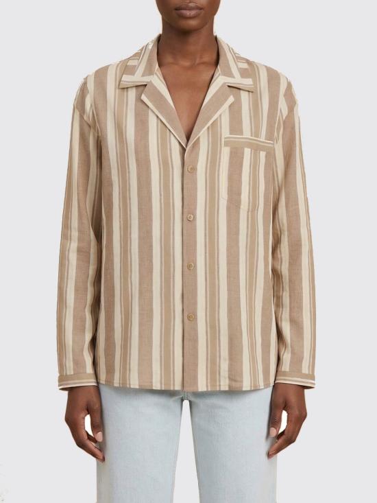 26SS 생로랑 셔츠 857276Y2N58 2726 Pearl