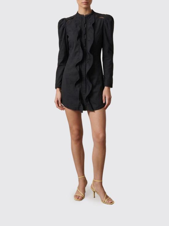 26SS 이자벨마랑 롱 원피스 RO0965FAD1I02I 01BK Black