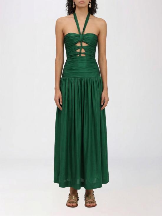 26SS 짐머만 롱 원피스 6181DRS263 EME Green