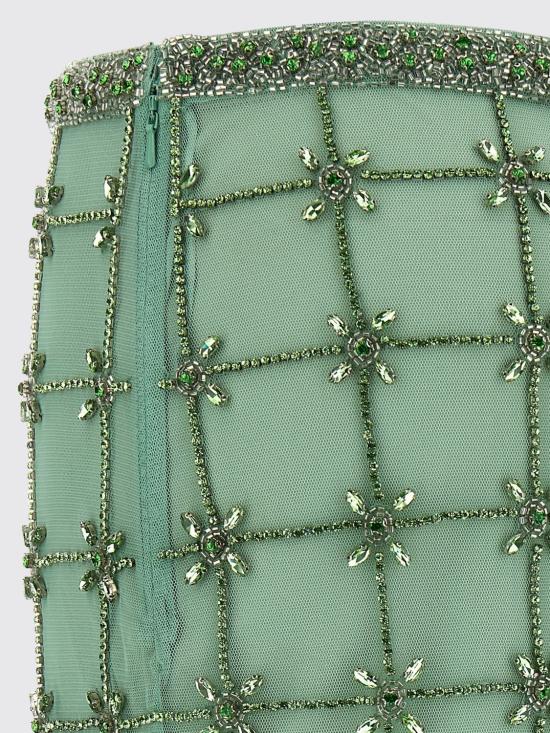 26SS 핑코 미디 스커트 106031A32B T14 Green - PINKO