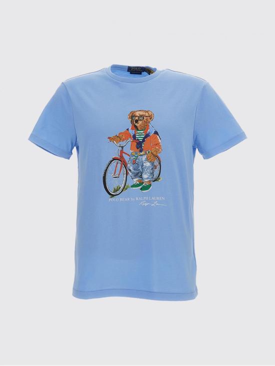 26SS 폴로 랄프로렌 반팔 티셔츠 710B16612 001 Gnawed Blue - POLO RALPH LAUREN