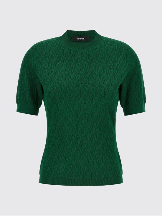 26SS 베르사체 스웨터 10219411A15978 1GQ50 Green - VERSACE