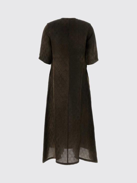 26SS 우마 왕 롱 원피스 UP5002 UW690 Brown - UMA WANG