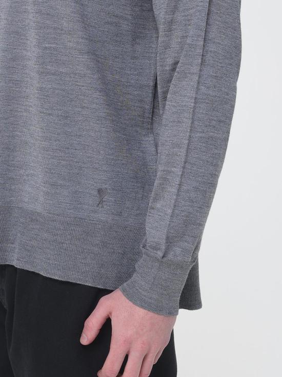 26SS 아미 스웨터 UKS856KN00660 516 Grey - AMI