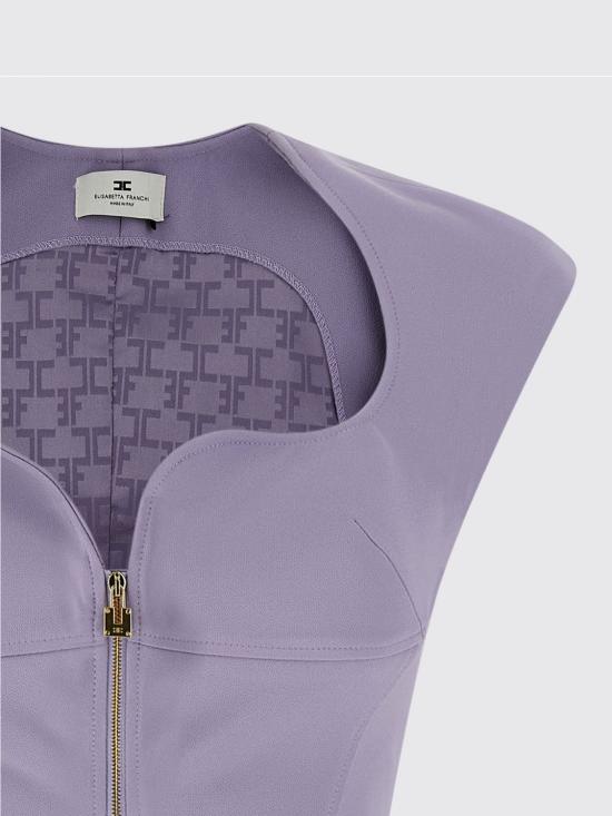26SS 엘리자베타프랜치 미디 원피스 AB90061E2 EV7 Violet - ELISABETTA FRANCHI