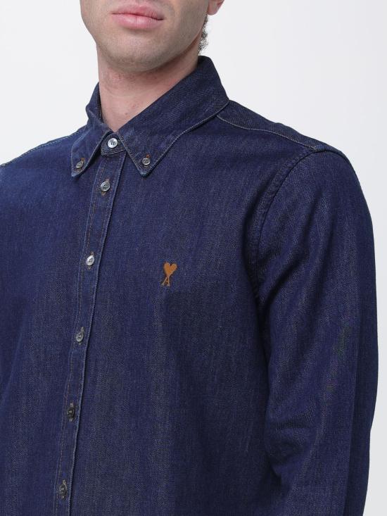 26SS 아미 데님 셔츠 USH786DE0123 402 Blue - AMI