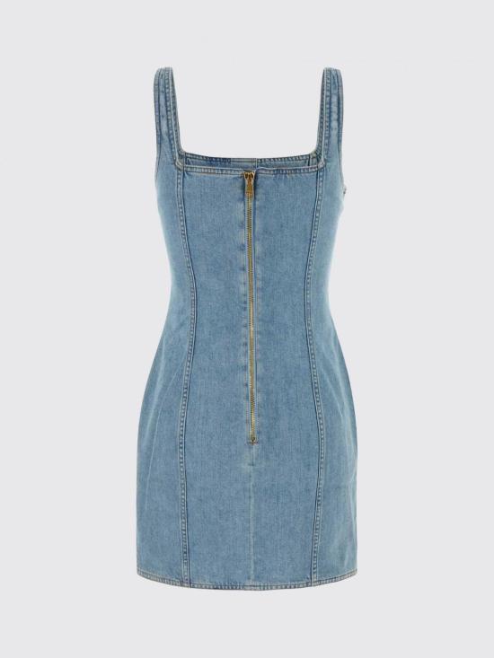 26SS 발망 롱 원피스 GF1R2531DG11 6FC Navy - BALMAIN