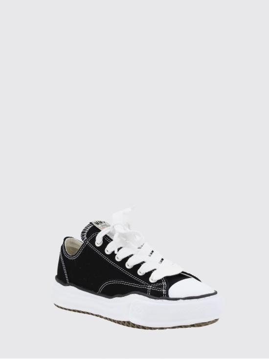26SS 메종 미하라 야스히로 피터슨 OG 솔 캔버스 로우 A01FW702 Black - MAISON MIHARA YASUHIRO