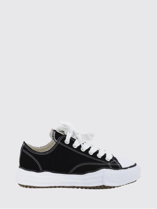 26SS 메종 미하라 야스히로 피터슨 OG 솔 캔버스 로우 A01FW702 Black