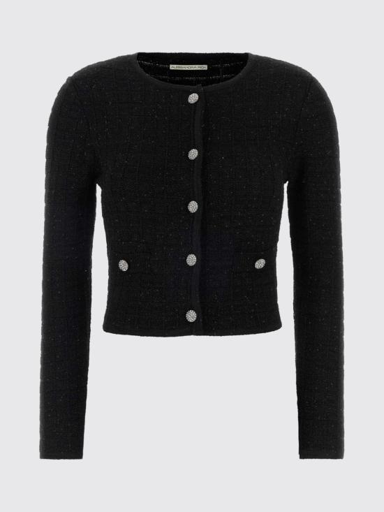 26SS 알레산드라리치 가디건 FABX4348K4722 7638 Black - ALESSANDRA RICH