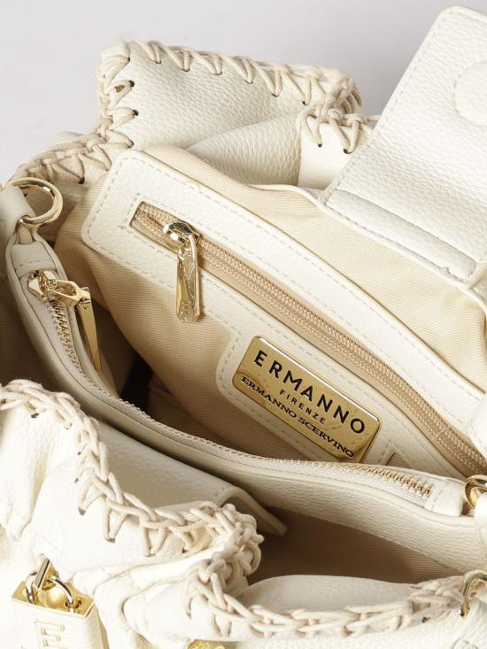 26SS 에르마노 피렌제 토트백 12402131 IVORY White - ERMANNO FIRENZE