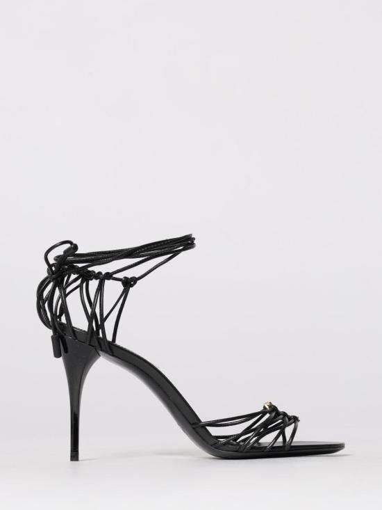 26SS 생로랑 소프트 레더 베이비론 샌들 7857061N800 1000 Black