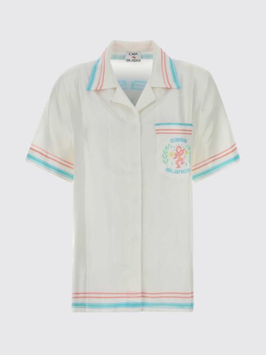 26SS 카사블랑카 셔츠 WSP26SH200 03 White - CASABLANCA