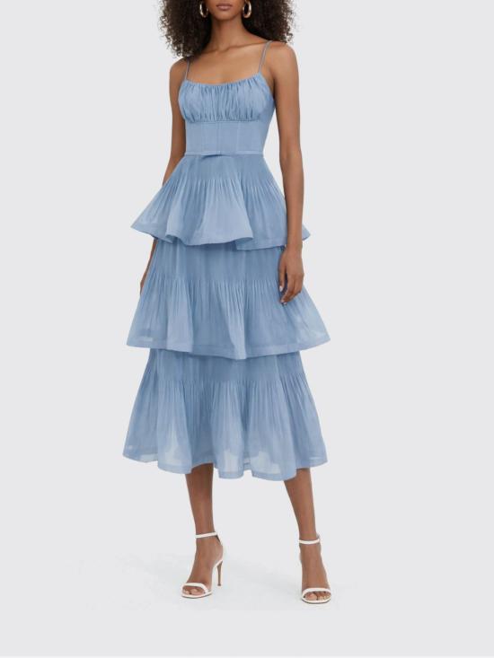 26SS 짐머만 롱 원피스 6354DC26R DPBL Blue - ZIMMERMANN