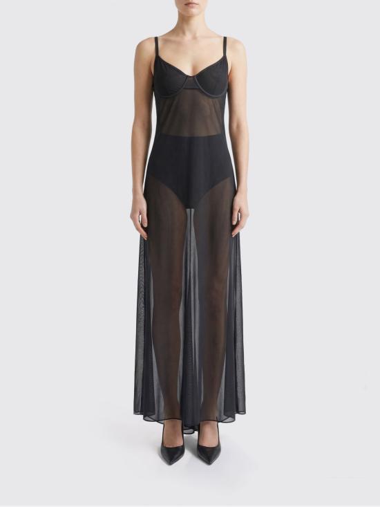 26SS 발렌시아가 네이키드 드레스 857331TSR01 1000 Black