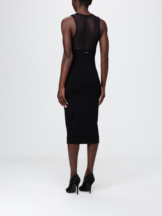 26SS 엘리자베타프랜치 롱 원피스 AM91Q61E2 110 Black - ELISABETTA FRANCHI