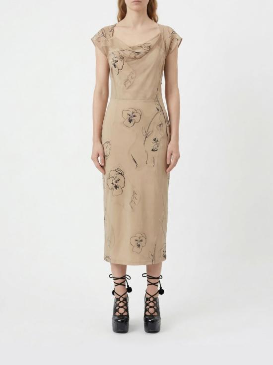 26SS 비비안웨스트우드 롱 원피스 110103BGW01EK A301 White