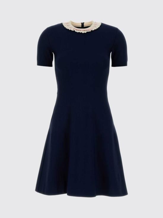 26SS 발렌티노 가라바니 롱 원피스 7B3KD13Z9NH 0W6 Blue - VALENTINO GARAVANI