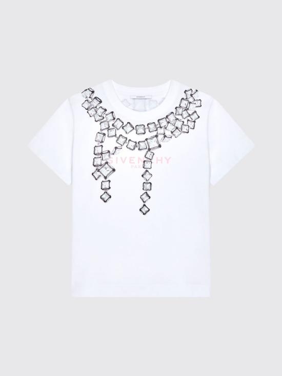 26SS 지방시 반팔 티셔츠 BW70FJP7ER 100 White