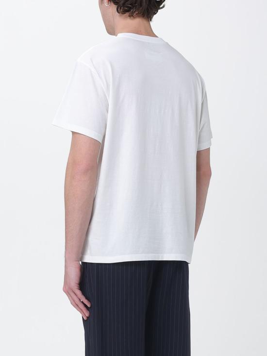 26SS MM6 메종마르지엘라 스프레이 페인트 티셔츠 SH0GC0067M20048 101 White - MM6 MAISON MARGIELA