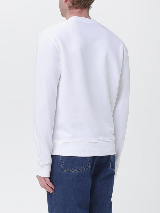 26SS 아미 ADC 크루넥 스웨트 셔츠 HSW763730 100 White - AMI