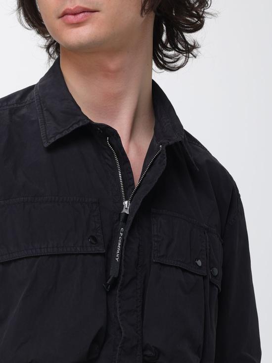 26SS 씨피 컴퍼니 반팔 셔츠 20CMSH064A005153D 999 Black - C.P. COMPANY