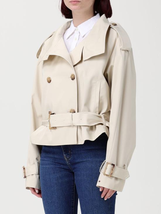 26SS 타미힐피거 트렌치 코트 WW0WW50768 ACU White - TOMMY HILFIGER