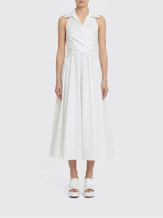 26SS 파투 롱 원피스 DR2230011 001W White