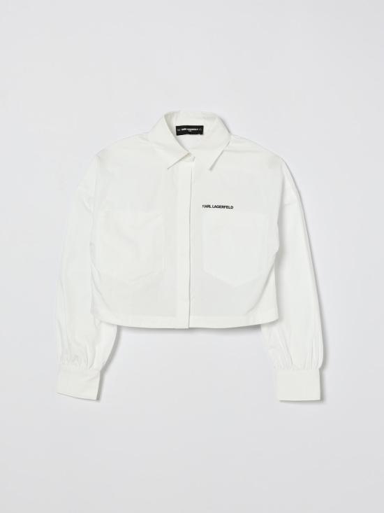 26SS [키즈] 칼라거펠트 셔츠 Z31117 10P White