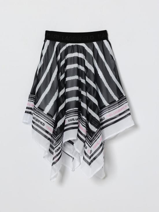 26SS [키즈] 칼라거펠트 스커트 Z31120 N50 White