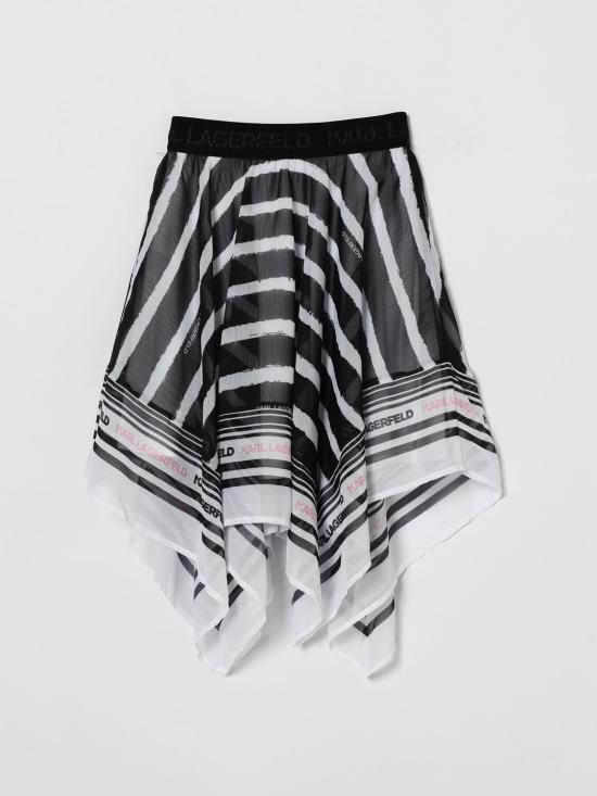 26SS [키즈] 칼라거펠트 스커트 Z31120 N50 White - KARL LAGERFELD