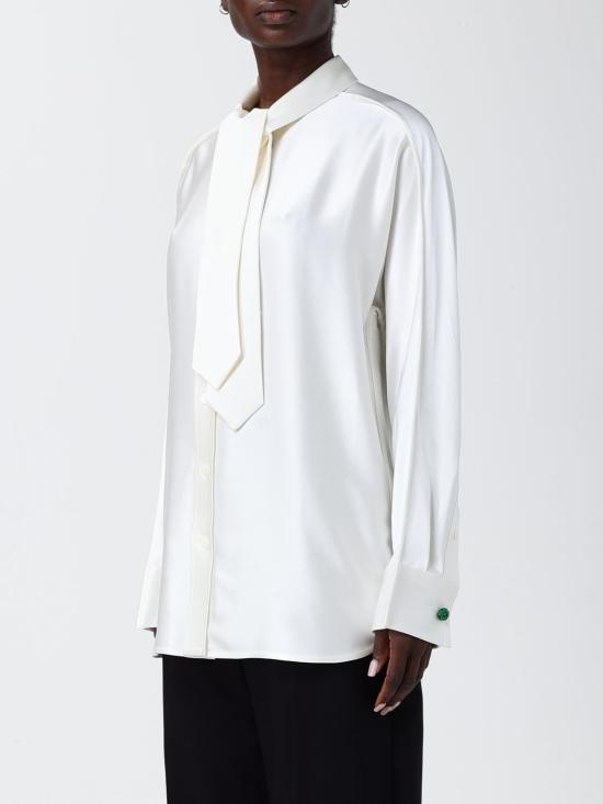 26SS 보테가베네타 셔츠 862348V6H10 9071 White - BOTTEGA VENETA