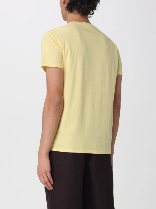 26SS 라코스테 피마 코튼 저지 크루넥 티셔츠 TH6709 107 Yellow - LACOSTE