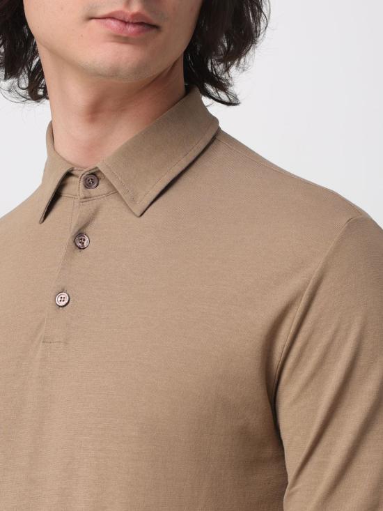 26SS 자노네 폴로 티셔츠 815159ZG380 Z1904 Burnt - ZANONE