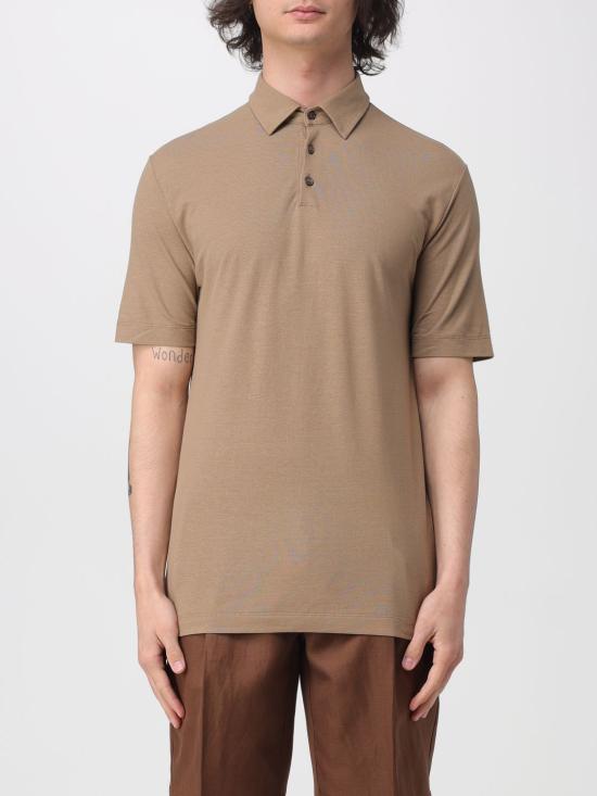 26SS 자노네 폴로 티셔츠 815159ZG380 Z1904 Burnt