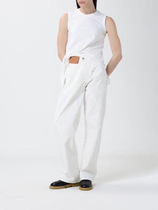 26SS JW앤더슨 탑 JO0284PG1810 001 White - JW ANDERSON