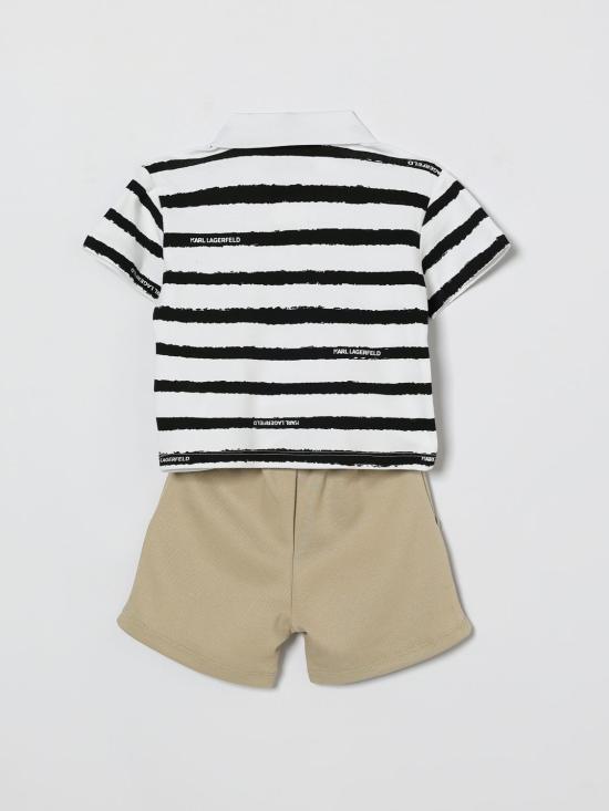 26SS [키즈] 칼라거펠트 캐주얼 세트 Z31068 10P White - KARL LAGERFELD