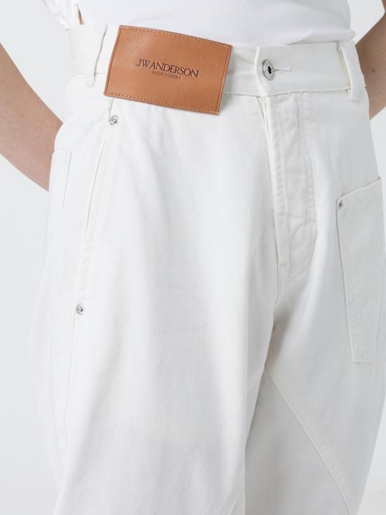 26SS JW앤더슨 데님 팬츠 DT0127PG1933 002 White - JW ANDERSON