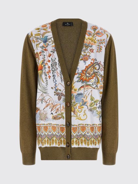 26SS 에트로 가디건 WRKE0182AV868 X0882 Green - ETRO