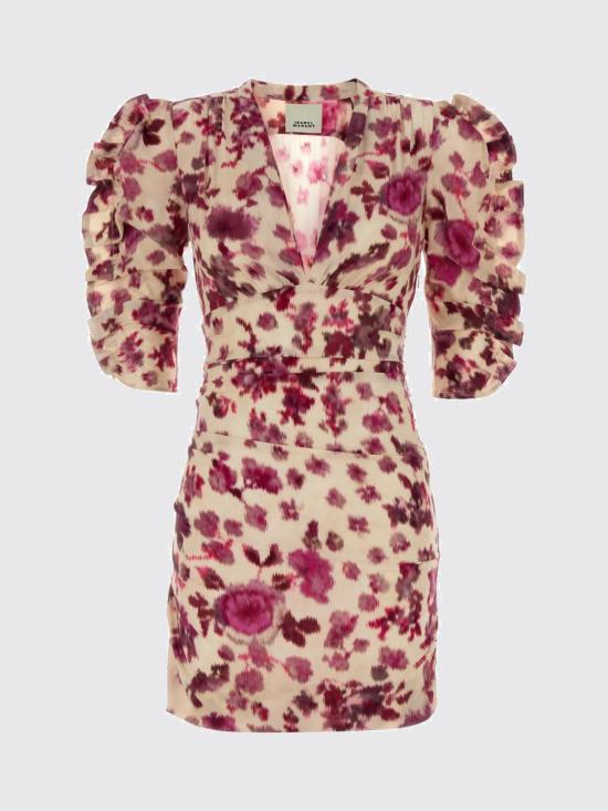 26SS 이자벨마랑 숏 원피스 RO1059FAD1J11I 40PK Pink - ISABEL MARANT