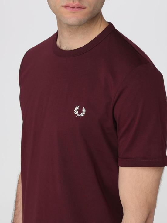 26SS 프레드페리 반팔 티셔츠 M3519 K22 Red - FRED PERRY