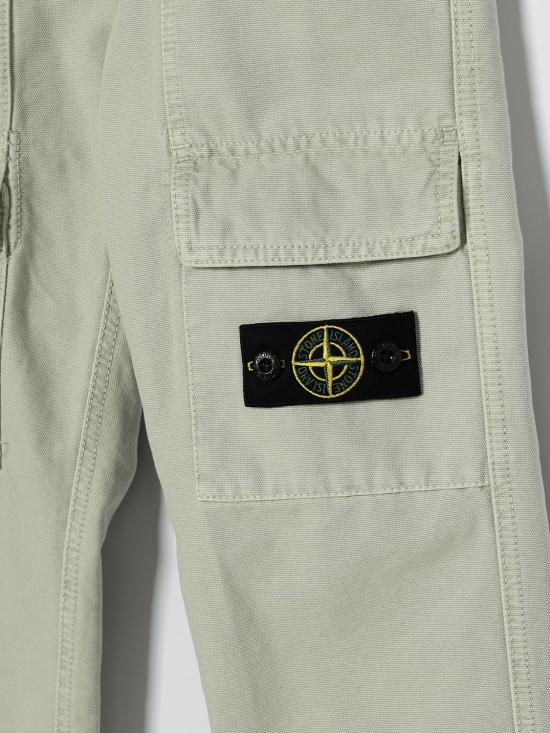 26SS [키즈] 스톤 아일랜드 스트레이트 팬츠 3100006S0104 V0161 Grey - STONE ISLAND