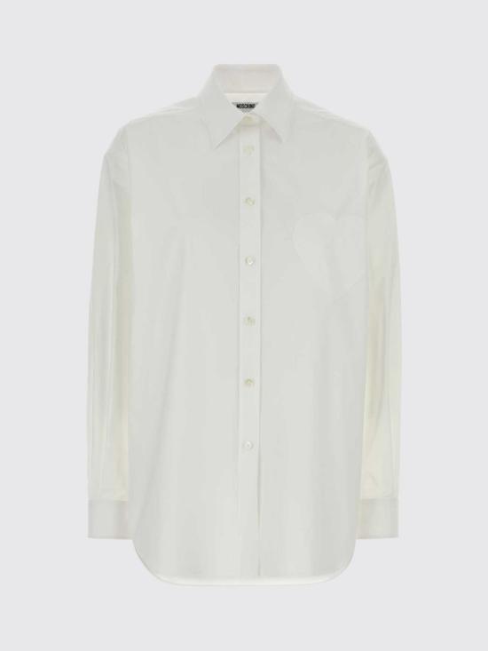 26SS 모스키노 셔츠 02240531 0001 White - MOSCHINO