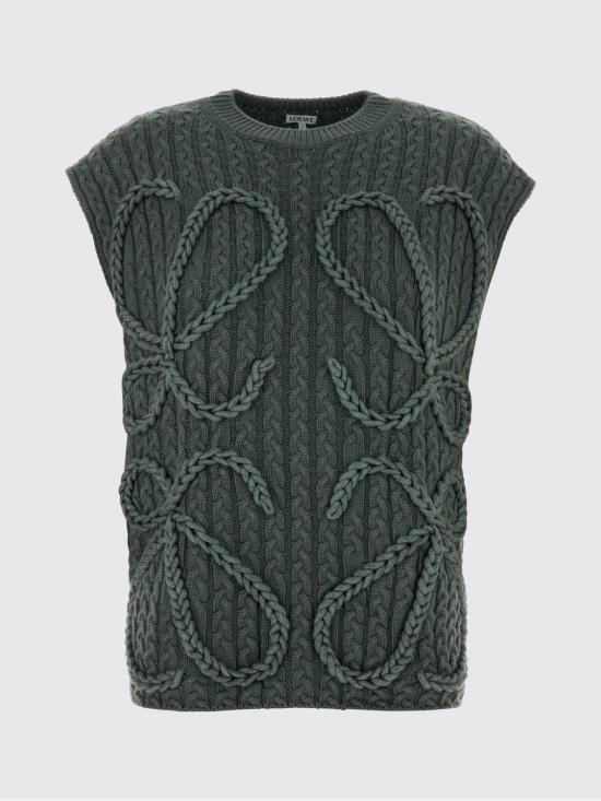 26SS 로에베 스웨터 S359Y14KJI KHAKIGREEN Kaki - LOEWE