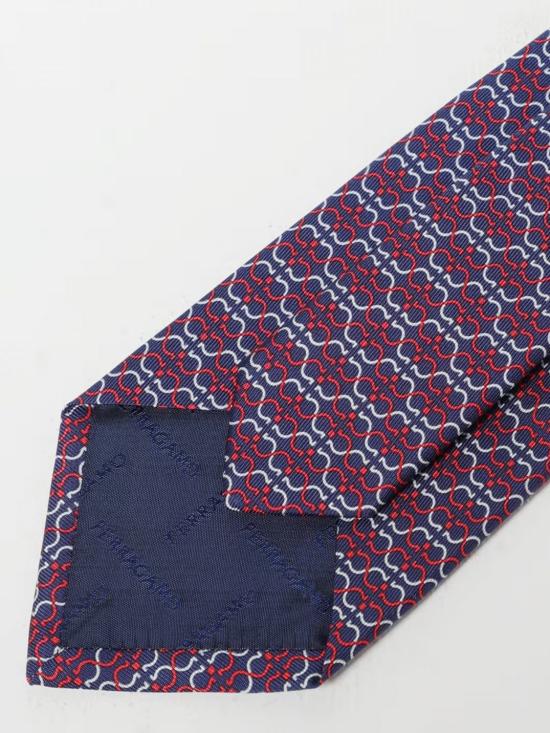 26SS 살바토레 페라가모 넥타이 351204 778439 001 Blue - SALVATORE FERRAGAMO