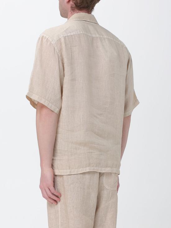 26SS 120 리노 반팔 셔츠 33ALIM19L3000011533ALIM S00092 Safari - 120 LINO