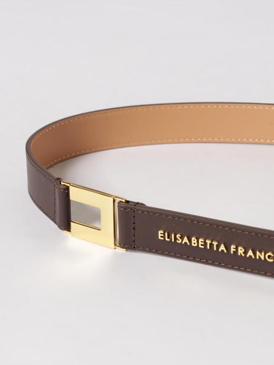 26SS 엘리자베타프랜치 레귤러 벨트 CT09S61E2 644 Cocoa - ELISABETTA FRANCHI