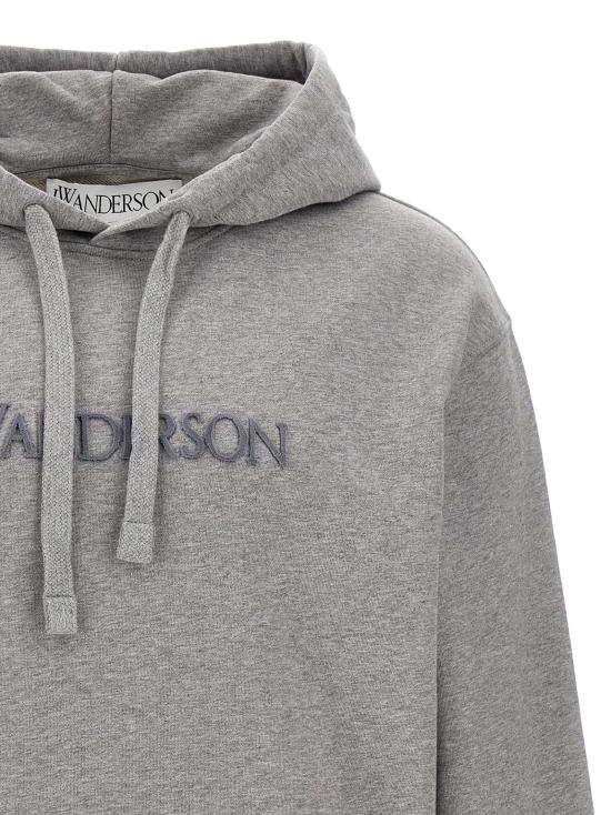 25SS JW앤더슨 로고 패치 포켓 후드 티셔츠 JW0214PG1632907 - JW ANDERSON