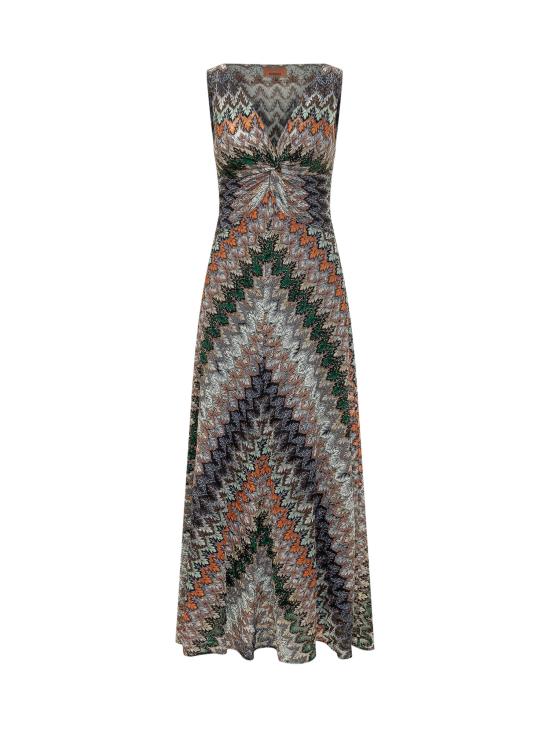 26SS 미소니 롱 원피스 DS26SG1SBR014Z S72OW BLU ORANGE GREEN