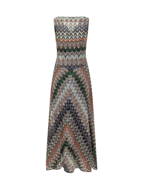 26SS 미소니 롱 원피스 DS26SG1SBR014Z S72OW BLU ORANGE GREEN - MISSONI